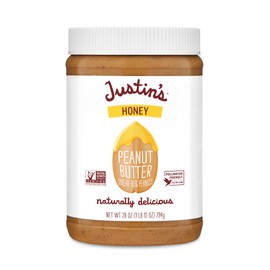 JUSTINS No Stir, Gluten-Free, Honey Peanut Butter, 28 oz Jar