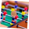 Kisangel 4pcs Foosball Game Balls Wooden Cork Balls for Indoor