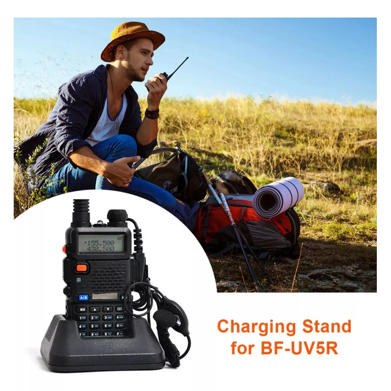 Alien Technology Base Dock Carga Rapida Cargador Radio Baofeng Uv5r