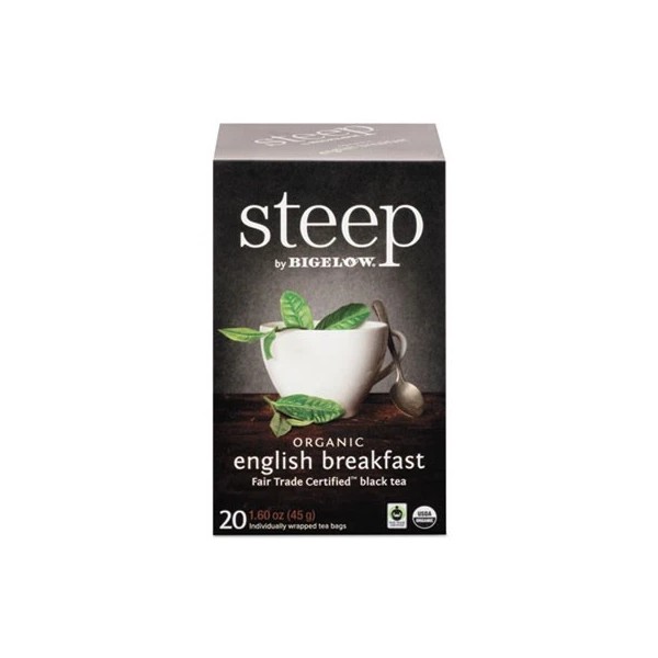 Bigelow® Bigelow Steep Tea, English Breakfast, 1.6 Oz Tea Bag,