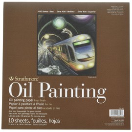 Strathmore 400 Series Oil Painting Pad 12"X12"-10 Sheets -62430312