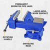 Yost Vises 445 Combination Vise | 4.5 Inch Jaw Width