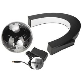 Magnetic Floating Globe 6in World Map Levitation Ball C Shape Base Desktop Decor 100‑240VAU Plug