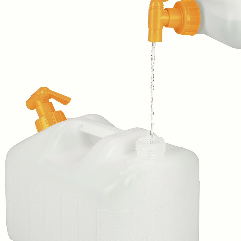 Relaxdays Water Canister with Tap, 10 Litres, Plastic, BPA-Free, Screw