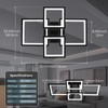 EIDISUNY Modern LED Ceiling Light, Square LED Flush Mount Ceiling