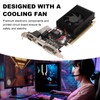 Desktop Graphics Card 4GB GDDR3 128bit 650/5000MHz Quiet Cooling Fan