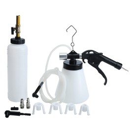 FreeTec Bremsenentlüftungsgerät Druckluft Bremsenentlüfter & Nachfüllflasche