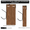 AIEX Adjustable Wardrobe Hooks, Door Hooks, Coat Hooks, Door Coat