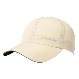 TOPEX XL/XXL Waterproof Baseball Cap Men Running Cap Women Summer Cap Sun Hat Baseball Cap Sports Golf Tennis Cap Running Cap UV Protection, tx94580_beige