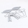 KSCRAFT Easter Bunny Bow Metal Cutting Dies Stencils for DIY