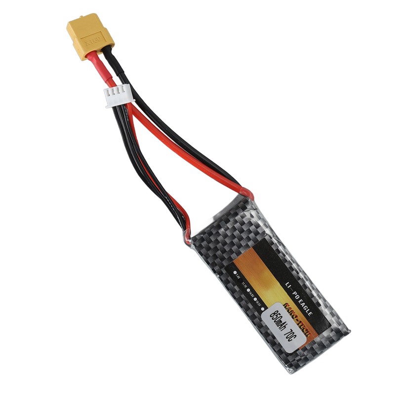 Drone Lithium Battery 11.1V 3S 850mah with XT60 Plug RC