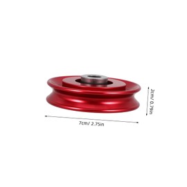 FUNOMOCYA Aluminum Alloy Pulley Wheel Workout Equipment Home Strength Training Fitness Tool Belt Essential Fitness Pulley for Home Gym Cable System