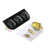 Shkalacar 52 mm Electronic Triple Gauge Kit, Oil Pressure Water