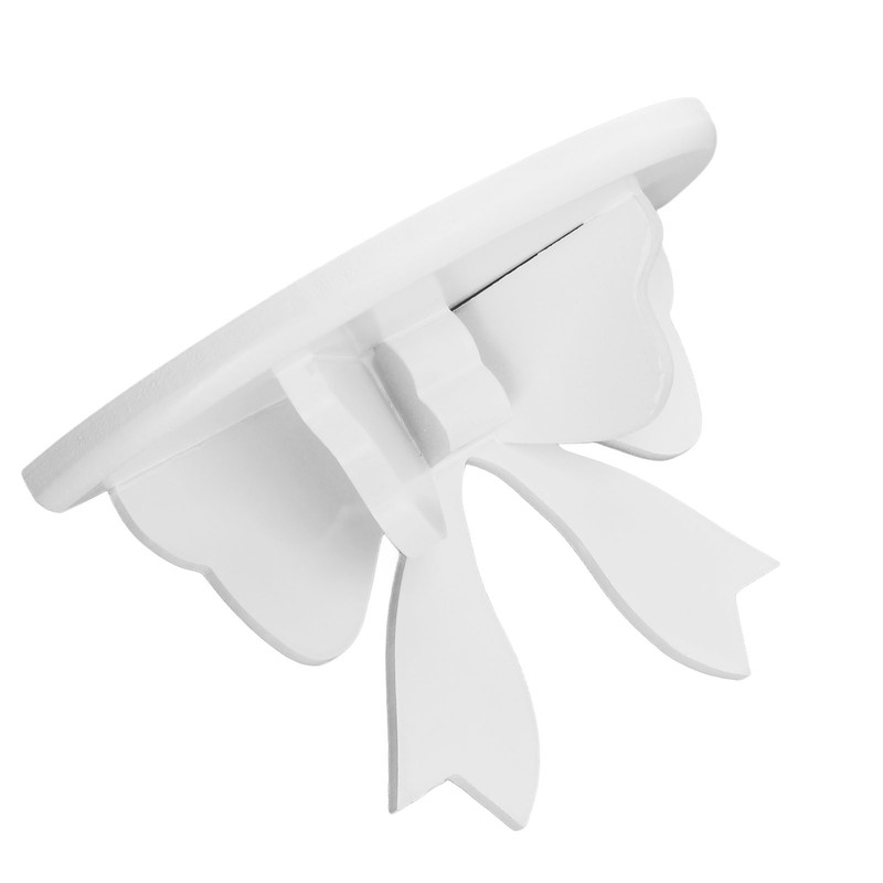 Wooden Bow Shelf Cute Bow Nordic Style Tie Shape Density