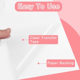 TECKWRAP Transfer Paper Tape for Vinyl Layer Low Tack 6” x 50FT Clear Matte Vinyl Transfer Tape for Permanent Vinyl Adhesive Vinyl for Signs Stickers Decals Walls Door Window (Matte Low Tack-6inx50ft)