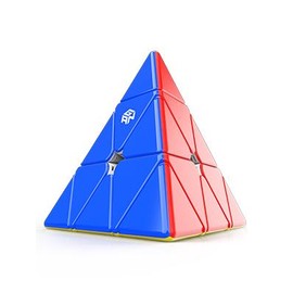 GAN Pyraminx 36 Magnets, Speed Magnetic Pyramid Puzzle Stickerless Triangle Cube (Standard) rubick rubikscube