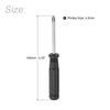uxcell Mini Phillips Screwdriver, 4.0mm Cross Head with Black Handle