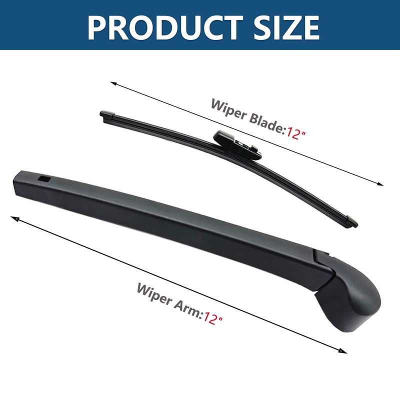 Rear Windshield Wipers Blade Arm Kits for Volkswagen Atlas 2018-2025