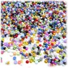 1,000pc Pearl Finish Half Dome Beads, Round, 4mm, Multi Mix