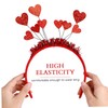 Beavorty Stylish Heart Shape Headband Bows Hair Accessory Stretchy for