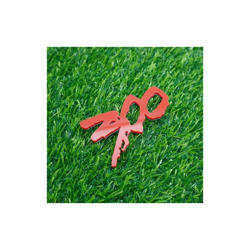 2PC 300 Drip Car Emblem Badges Custom Racing Aggressive Numbers