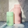 frank green Ceramic Reusable Bottle with Straw Lid, 34oz/1L Capacity