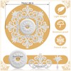 Nuanchu Large PU Ceiling Medallion Combination Decorative 2.36'' ID French