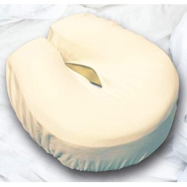 ibodycare Cooling Seamless Cotton Fitted Face Rest Cover for Eye Surgery Recovery Face Down Equipment or Massage Chair or Massage Tables