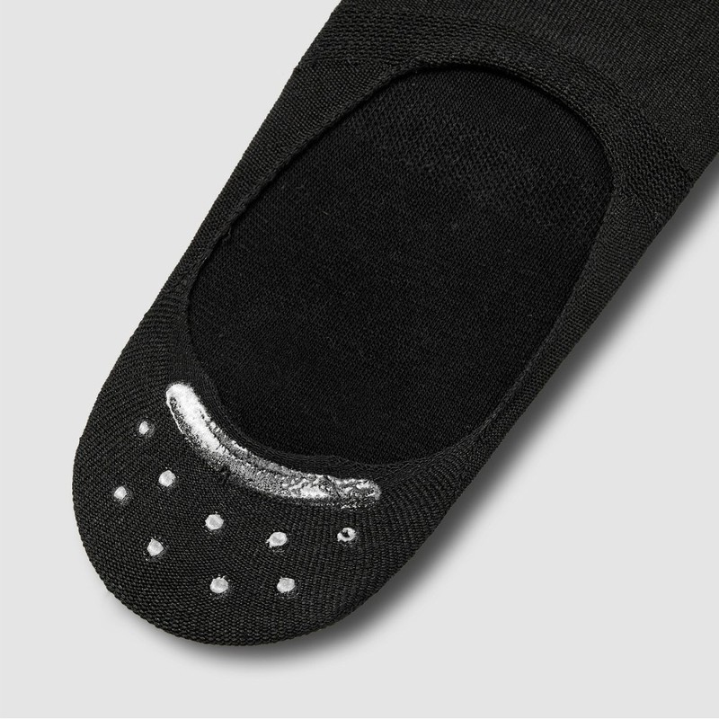 JAJU [JAJU] Men's Cotton Middle Cut Fake Socks 5 Pairs_Black