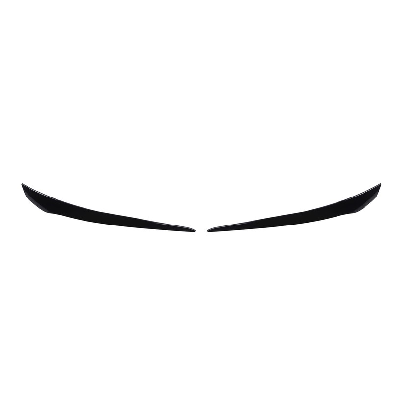 2 Pcs Headlight Eyebrow Headlamp Eyelid Cover Trim Frame Decal