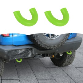 RT-TCZ Rear Bumper Tow Hook Covers Rubber Protector Cover Exterior Accessories for Ford Bronco 2021-2025 (Light Green)