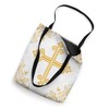 Minimalist Christian Cross Faith Decorative Religious Art Tote Bag