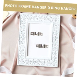 Operitacx Solid Double Hole Photo Frame Hangers Kit 50pcs Heavy Duty Hangers for Picture Hanging