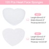 QUARKZMAN 120 Number of Compressed Face Sponges Heart-Shaped Face Cleansing