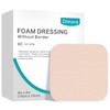Dimora Foam Dressing, Sterile Non-Adhesive Hydrophilic Pads, Highly Absorbent 4"x4"(10