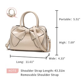 JHVYF Purses for Women Fashion Handbag Ladies Satchel Bags PU Leather Top Handle Shoulder Tote Bags, 6# Nude, Large