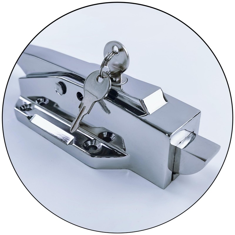 SIWRDTG Walk in Cooler Door Closer Complete Latch Kit, Walk