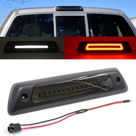 F150 Third Brake Lights for Ford F150 Raptor 2009 2010 2011 2012 2013 2014 Raptor Red LED 3rd Brake Lights White LED Reverse Lights/Roof Cargo Fog Running Lights Smoked Lens