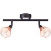 Ceiling lamp in retro design with Copper Cover, 2 x