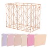 Beramon Hanging File Folder Kit Includes 1 Rose Gold Hanging