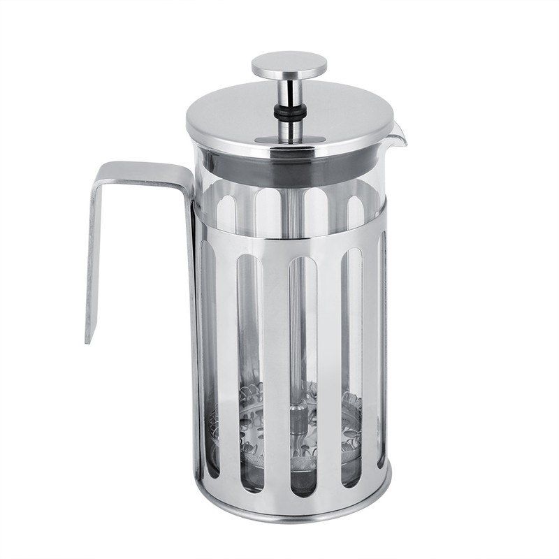 Stainless Steel Glass French Press Filter Coffee Pot Household Tea
