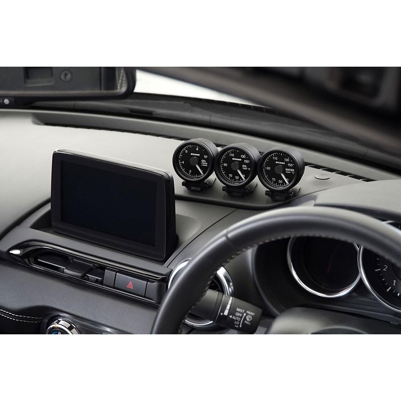 Pivot GT GAUGE-52 Boost Meter, White Lighting GSB-5