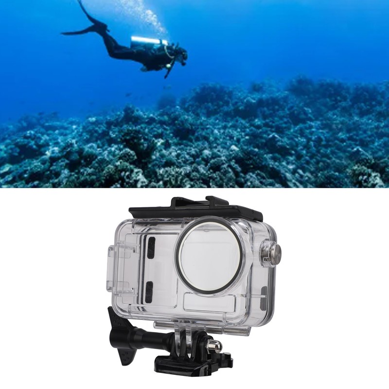 Action Camera Waterproof Case Underwater Protective Housing Case Compatible for