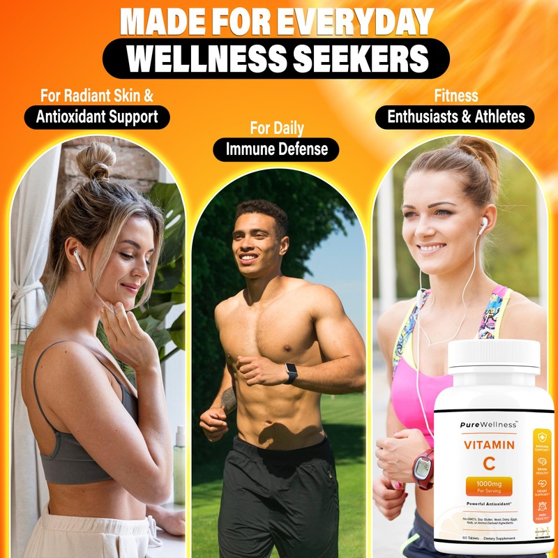 Purewellness - Vitamin C 1000mg Tablets | Vitamin C Tablets