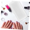 OHPHCALL Box of Manicure Tools Nail Organizer Nail Bits Clear