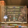 Led Note Board with Colors Acrylic Dry Erase Board with