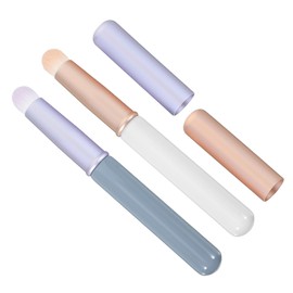 OHPHCALL 2pcs Lip Brush Covers Portable Lip Gloss Applicators for Women for Lipstick Makeup The Go Jade Wisteria Colors
