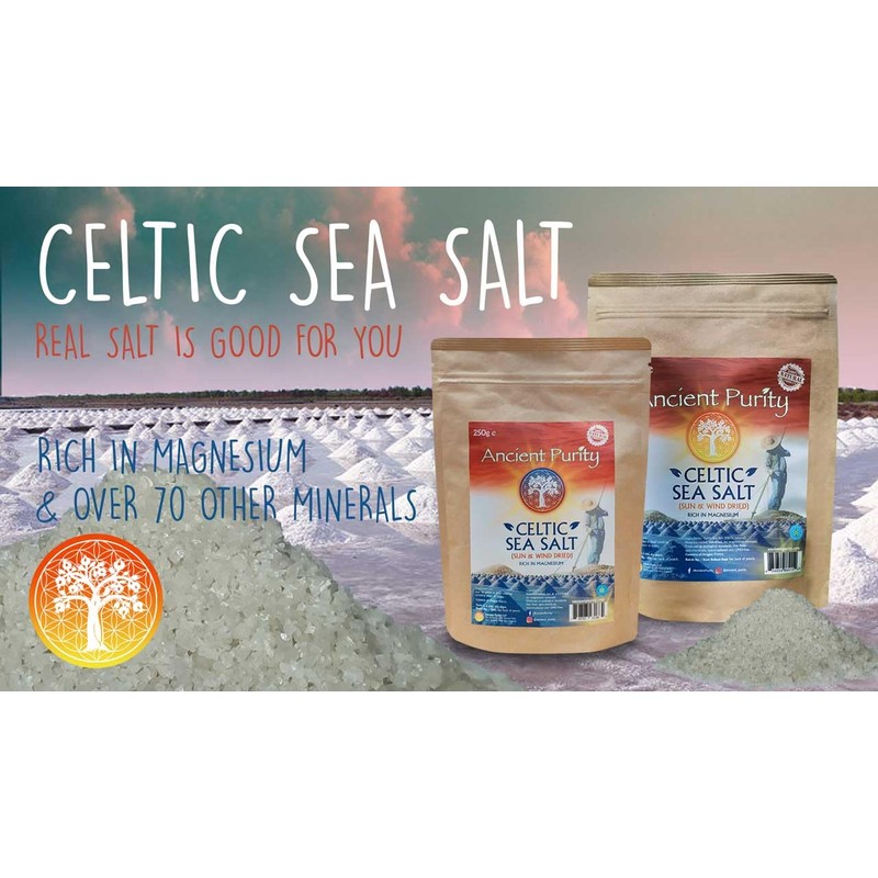 Celtic Sea Salt "Natural Real Grey Salt" 250g (No Magnesium