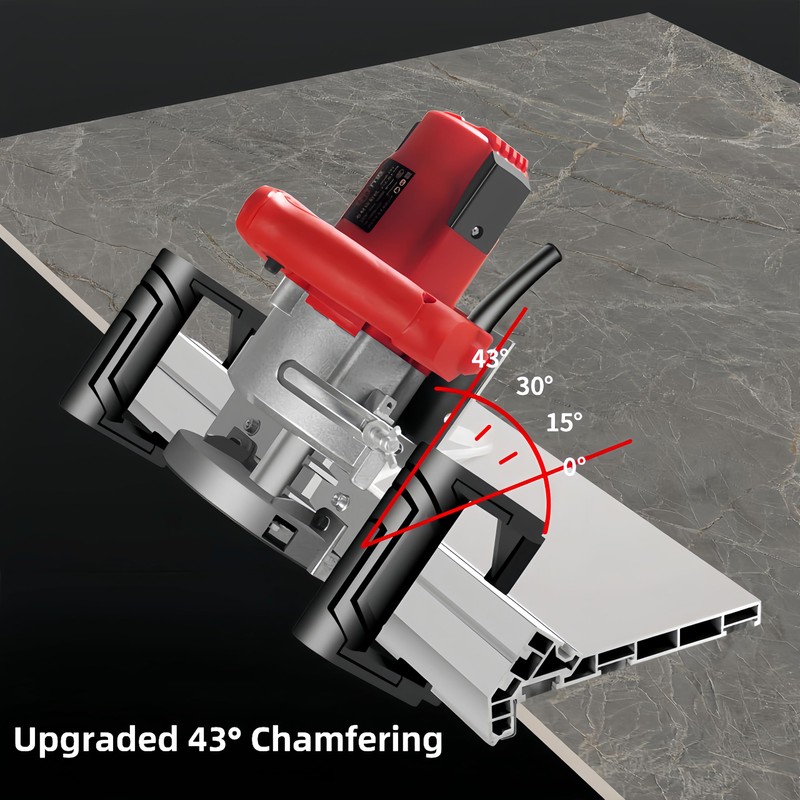 43 Degree Tile Chamfering Tool, Electric Tile Bevel Cutter Cutting
