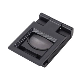 10X Folding Magnifying Glass Loupe Magnifier Folding Desktop Magnifying Glass Hands Free Magnifying Glass Portable Three-Folding Pocket Magnifier With Scale for Jeweller Coins Stamps